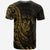 Niue T Shirt Polynesian Pattern Style Gold Color - Polynesian Pride