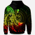 Vanuatu Zip Hoodie Custom Polynesian Pattern Style Reggae Color - Polynesian Pride