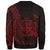 Fiji Sweatshirt - Polynesian Pattern Style Red Color - Polynesian Pride