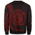 Nauru Sweatshirt - Polynesian Pattern Style Red Color - Polynesian Pride