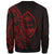 Guam Sweatshirt - Polynesian Pattern Style Red Color - Polynesian Pride