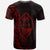 Guam T Shirt Polynesian Pattern Style Red Color - Polynesian Pride