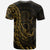 Cook Islands T Shirt Polynesian Pattern Style Gold Color - Polynesian Pride