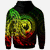 Northern Mariana Islands Hoodie Custom Polynesian Pattern Style Reggae Color - Polynesian Pride