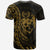 Tonga T Shirt Custom Polynesian Pattern Style Gold Color - Polynesian Pride