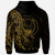 Pohnpei Hoodie Custom Polynesian Pattern Style Gold Color - Polynesian Pride