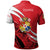 Tonga Polo Shirt Symmetrical Lines - Polynesian Pride