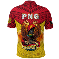 Papua New Guinea Rugby Kumul Pride Polo Shirt LT2 - Polynesian Pride