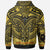 Samoa All Over Zip up Hoodie, Samoa Coat of Arms Golden - Polynesian Pride