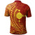 Rotuma Polo Shirt Itutiu Wings Style Unisex Red - Polynesian Pride
