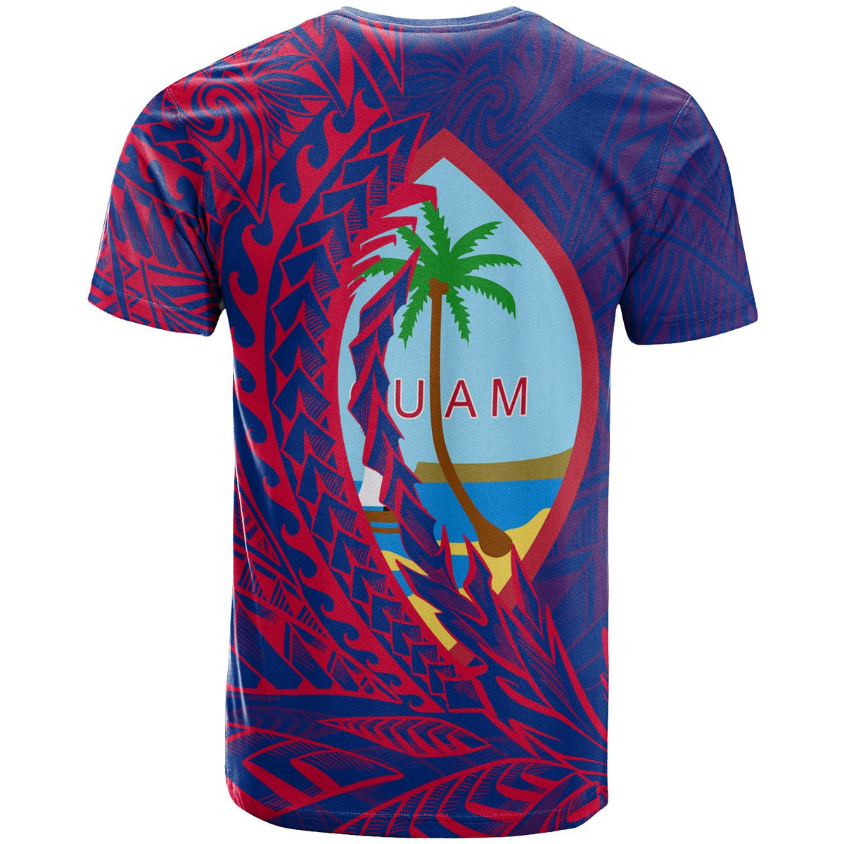 Guam T Shirt Tamuning Wings Style - Polynesian Pride