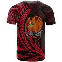 Papua New Guinea T Shirt Custom Wings Style - Polynesian Pride