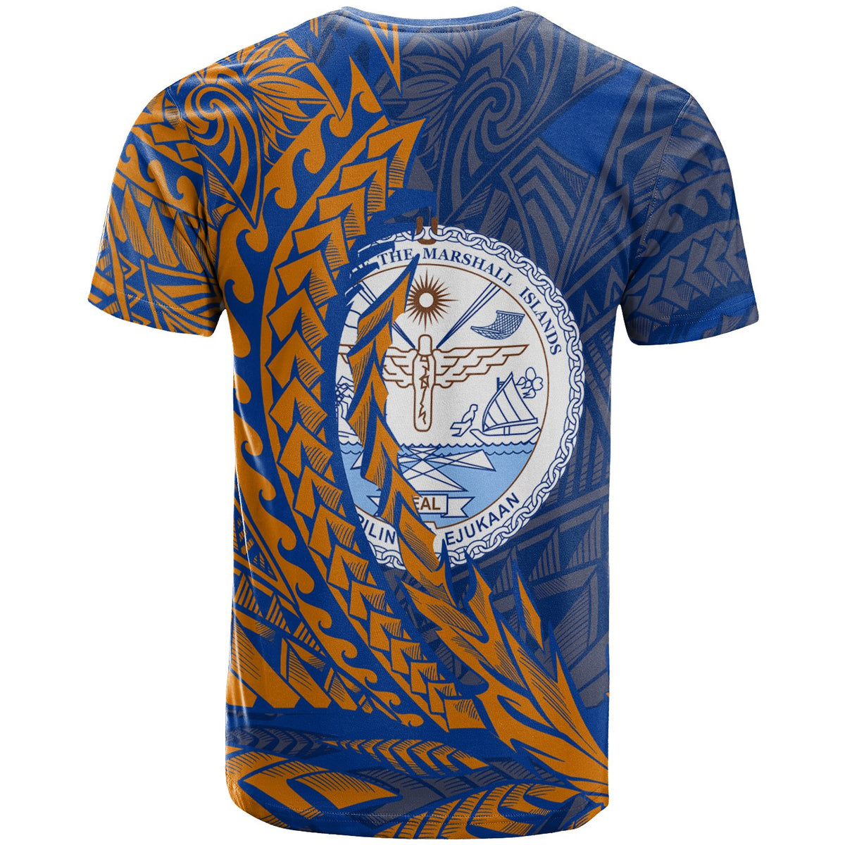 Marshall Islands T Shirt Custom Wings Style - Polynesian Pride