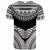 TongaT Shirt Tribal Pattern Cool Style White Color - Polynesian Pride