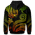 Pohnpei Custom Hoodie Polynesian Turtle With Pattern Reggae - Polynesian Pride