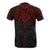 Yap Custom T Shirt Micronesian Pattern Red Armor Style - Polynesian Pride