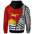 Kiribati Hoodie Coat of Arm and Polynesian Patterns - Polynesian Pride