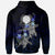 CNMI Polynesian Zip up Hoodie Blue Turtle Couple - Polynesian Pride