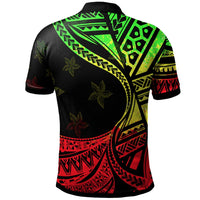 Federated States of Micronesia Polo Shirt Plumeria Flowers Reggae Version - Polynesian Pride