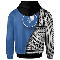 Yap Hoodie Coat of Arm and Polynesian Patterns - Polynesian Pride