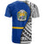 Nauru T Shirt Coat Of Arm and Polynesian Patterns - Polynesian Pride