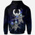 Pohnpei Polynesian Hoodie Blue Turtle Couple - Polynesian Pride