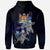 Fiji Polynesian Hoodie Blue Turtle Couple - Polynesian Pride