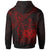 Samoa Custom Hoodie Polynesian Patterns With Coat of rms Red Color - Polynesian Pride