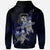 Hawaii Polynesian Hoodie Blue Turtle Couple - Polynesian Pride