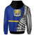 Nauru Zip up Hoodie Coat of Arm and Polynesian Patterns - Polynesian Pride