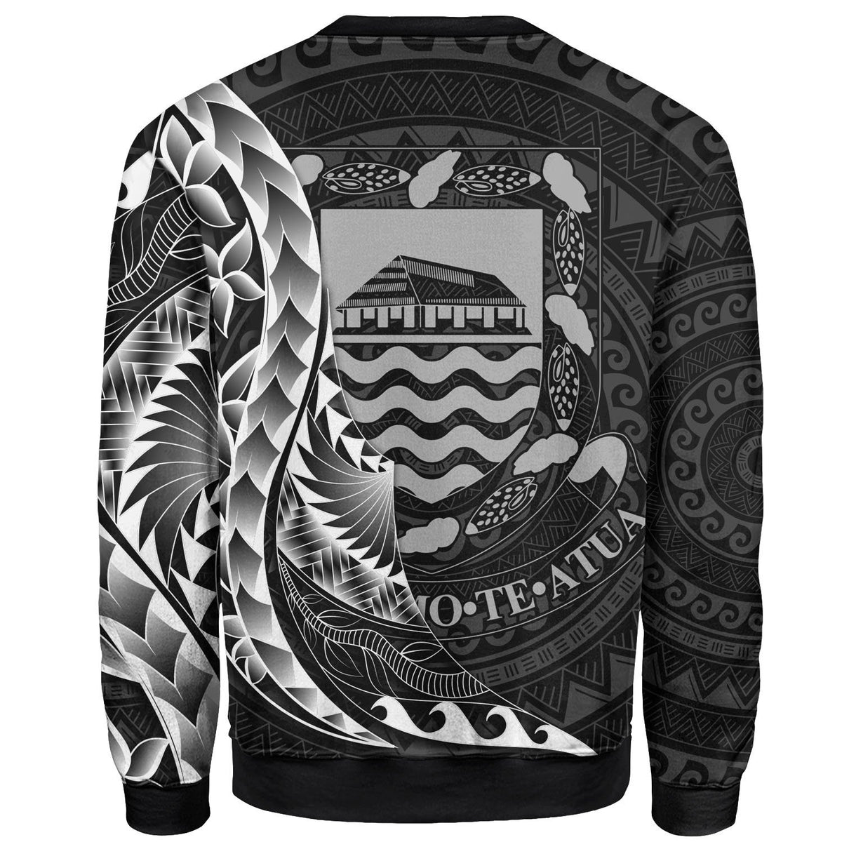 Tuvalu Sweatshirt - Polynesian Pattern Style - Polynesian Pride