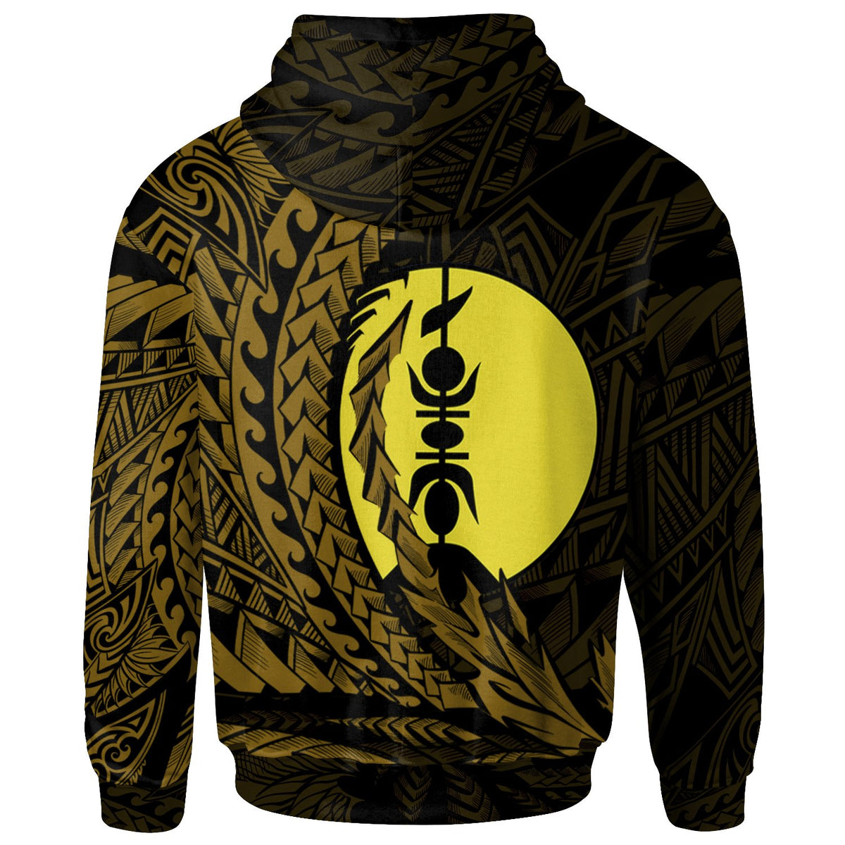 New Caledonia Zip Hoodie Wings Style - Polynesian Pride