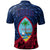 Guam Polo Shirt Custom Tapa Patterns With Bamboo - Polynesian Pride