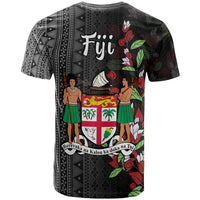 Fiji T Shirt Nadi Tagimaucia Flowers - Polynesian Pride