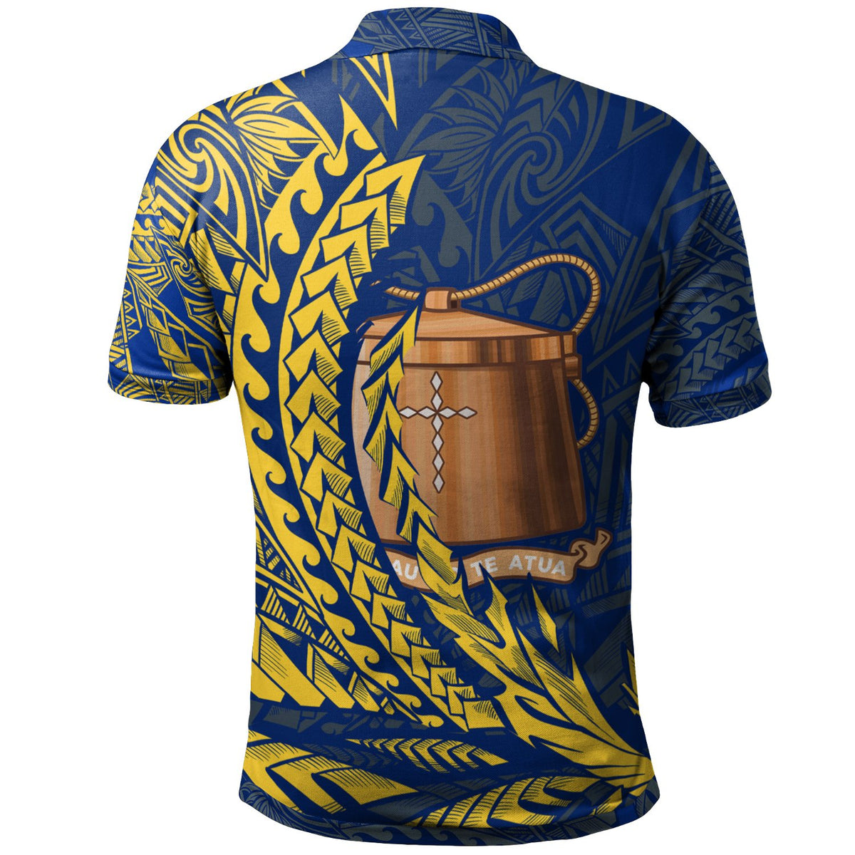 Tokelau Polo Shirt Nukunonu Wings Style - Polynesian Pride