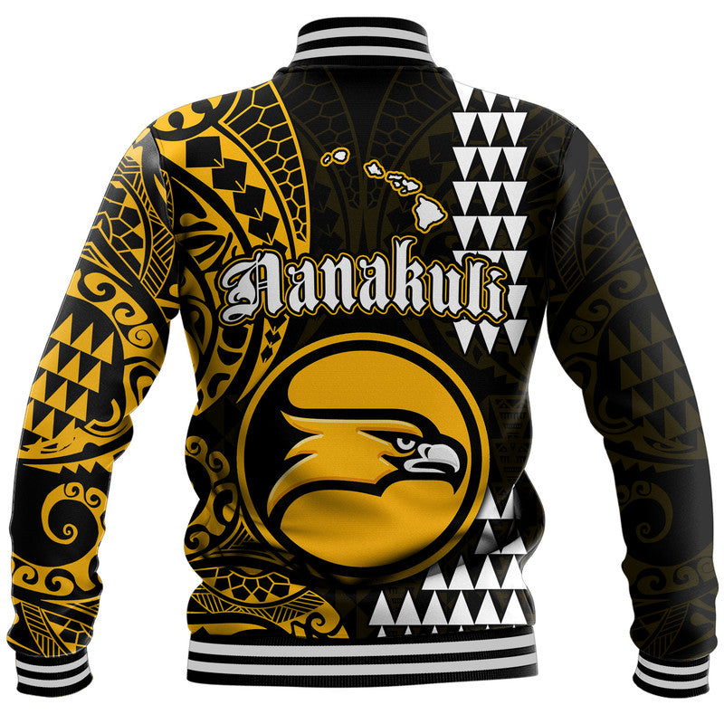 Hawaii Nanakuli High School Baseball Jacket Tribal Kakau LT9 - Polynesian Pride