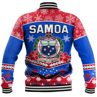 Samoa Tribal Polynesian Christmas Vibe Baseball Jacket LT9 - Polynesian Pride