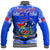 (Custom Personalised) Toa Samoa Polynesian Rugby Baseball Jacket Samoan Flag Blue Color LT9 - Polynesian Pride