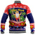 (Custom Personalised) Hawaii Santa Kalikimaka Palm And Hibiscus Christmas Vibe Baseball Jacket LT9 - Polynesian Pride