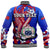 (Custom Personalised) Special Samoa FAST Party Baseball Jacket Tribal Samoan Hibiscus Design LT9 - Polynesian Pride