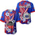 (Custom Personalised) Special Samoa FAST Party Baseball Jersey Tribal Samoan Hibiscus Design LT9 Blue - Polynesian Pride