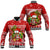 Hawaii Christmas Baseball Jacket Mele Kalikimaka - Tiki LT7 Unisex Red - Polynesian Pride