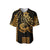 (Custom Personalised) Kakau Hawaiian Polynesian Baseball Jersey Gold LT6 - Polynesian Pride