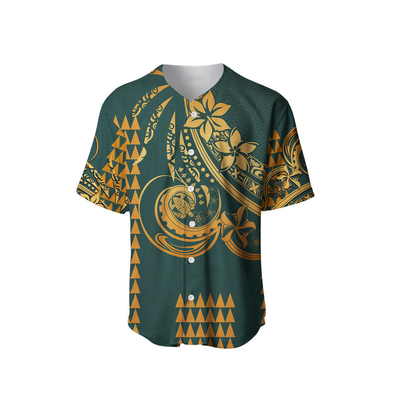 (Custom Personalised) Kakau Hawaiian Polynesian Baseball Jersey LT6 - Polynesian Pride