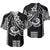 (Custom Personalised) Kakau Hawaiian Polynesian Baseball Jersey Black LT6 Black - Polynesian Pride