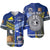 (Custom Personalised) Samoa And Tokelau Baseball Jersey Together LT8 Blue - Polynesian Pride