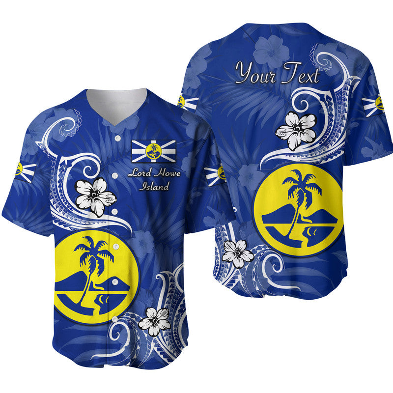 (Custom Personalised) Lord Howe Island Baseball Jersey Unique Polynesian - White Vibes LT8 - Polynesian Pride