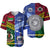 Samoa And Vanuatu Baseball Jersey Together LT8 Blue - Polynesian Pride