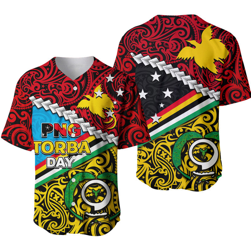 PNG Torba Day Baseball Jersey Happy Day LT6 Art - Polynesian Pride