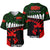 New Zealand Maori ANZAC Baseball Jersey Remembrance Soldier - Green LT8 Green - Polynesian Pride